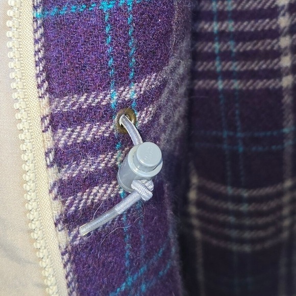 VTG WOOLRICH WOMANS tan cream field jacket made portugal xl 18/20 see mez unworn - Picture 5 of 9